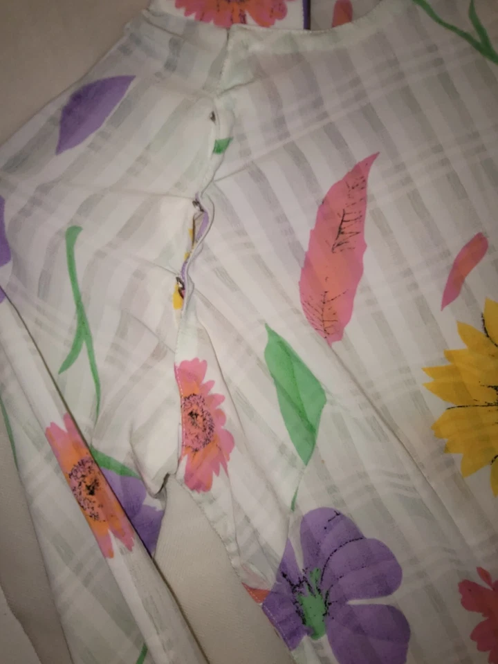 Vestido chino Qipao de seda vintage años 60 largo completo Cheongsam pequeño XS/S conjunto 2 Foto 4 de 4