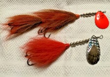 Hi-Fin Tail Muskie Bucktail & The "Lip Ripper" Bucktail 