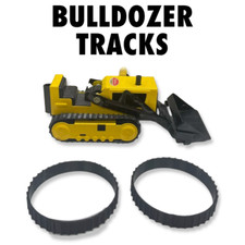 1 set of tracks for Vintage Tonka Mini 5.5" yellow Black Bulldozer
