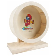 Duvo+ Nager Laufrad "Die Schlümpfe" 15 cm für Zwerghamster & Mäuse