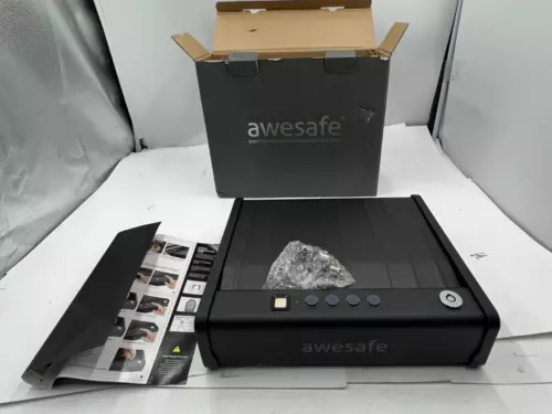 Awesafe Biometric Fingerprint Password Weapon Safe 14F20R00435