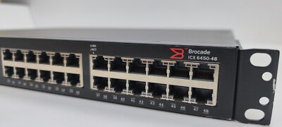 Brocade ICX 6450-48 - 48x1Gb+ 4xSFP+ 10Gb Switch (2 verwendbar) - überschaubar