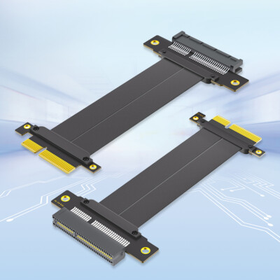 PCIE 4.0 Extension Cable PCI-Express 4X Riser Cable PCI-E 4X Extender Adapter