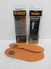 2 X PAIRS OF DEWALT PREMIUM COMFORT WORKBOOT INSOLES  UNIVERSAL UK SIZE 6 TO 12