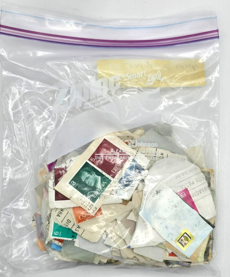 2.5 Ounces Of Mixed Spain Stamps On Paper Foreign Free Ship! - Image 2 of 2