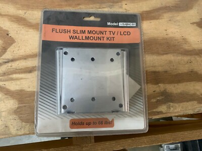 Flush Slim Mount TV-LCD Wallmount Kit (New)
