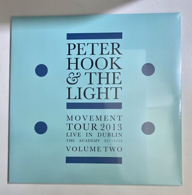Peter Hook & The Light - Movement Tour 2013 Live In Dublin  12   Vinyl Sealed