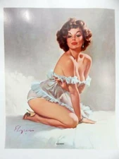 Vintage 1993 Gil Elvgren Brown & Bigelow - Suzanne - Large Pin-Up Print 