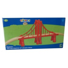 Holzeisenbahn große Brücke 80cm Golden Gate Bridge kompatibel Brio NEU & OVP