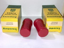 Amperex EFP60 Tubes- Pair, NOS/NIB