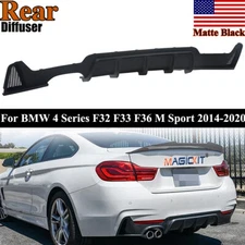 Rear Bumper Diffuser Lip For 2014-2020 BMW F32 F36 F33 4 Series M Sport Bumper