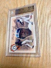 2001 Fleer Barry Bonds Home Run King Jumbo Card #’d 1047-2500 Beckett 9.5