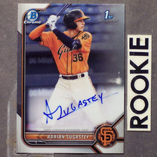 ADRIAN SUGASTEY 2022 Bowman Chrome Prospect Autographs #CPAAS San Francisco