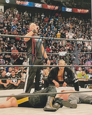 Minoru Suzuki Lance Archer Autographed 8x10 WWE AEW ROH NJPW E243