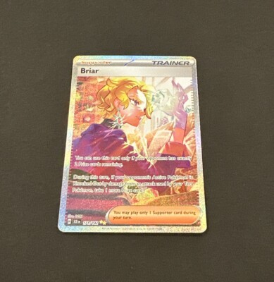 2024 POKEMON SCARLET & VIOLET STELLAR CROWN BRIAR SPECIAL ILLUSTRATION RARE  | eBay