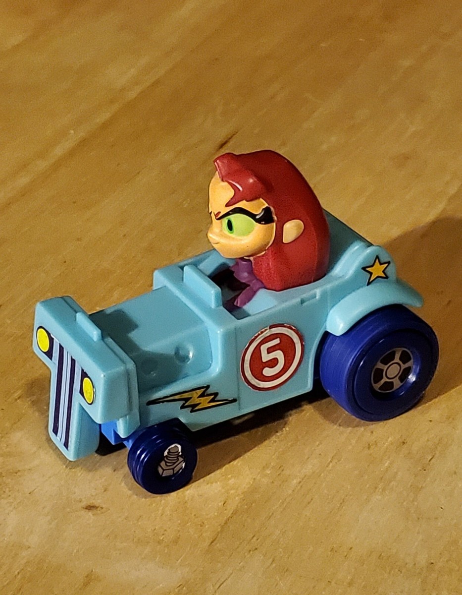 2017 DC Comic McDonald's Teen Titans Go Starfire Race Car Approx