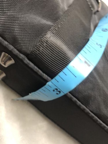 Mini Bolso de Lona Transparente Alo Yoga Negro Bandolera NUEVO - Imagen 10 de 11