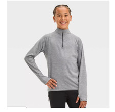 Boys' Soft Stretch 1/4 Zip Layered Sweatshirt - All In Motion XL 14 