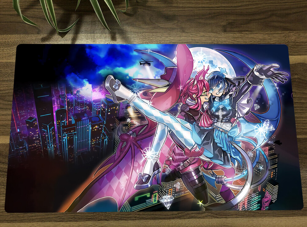 YGO Evil Twin Lilla Ki-sikil Playmat CCG TCG Mat Trading Card Game
