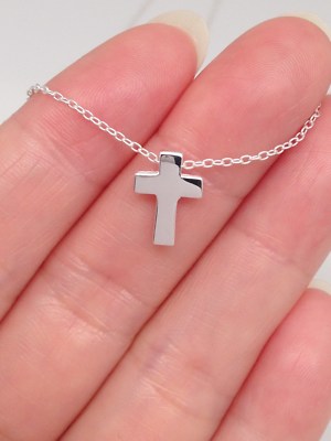 925 Sterling Silver Small Cross Pendant 