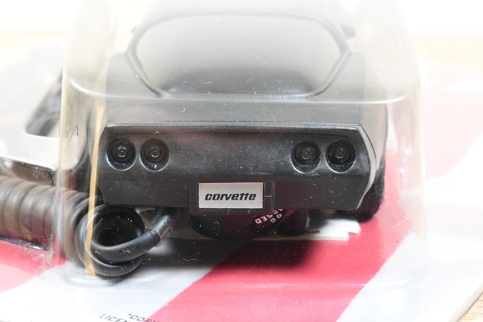 Vtg 1990's Corvette III Fone Car Shaped Telephone in Original Retail Package