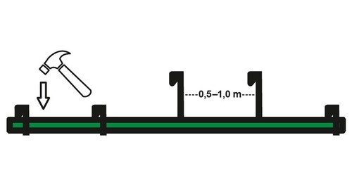 Câble de fil de limite 250m F Hercules G-Force 1000 1500 2500 Ø2,7mm - Picture 4 of 5