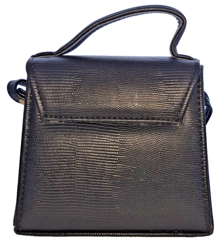 Ladies Handmade Shoulder Bag, Synthetic Leather, Black Color, Size: Small - Picture 7 of 13