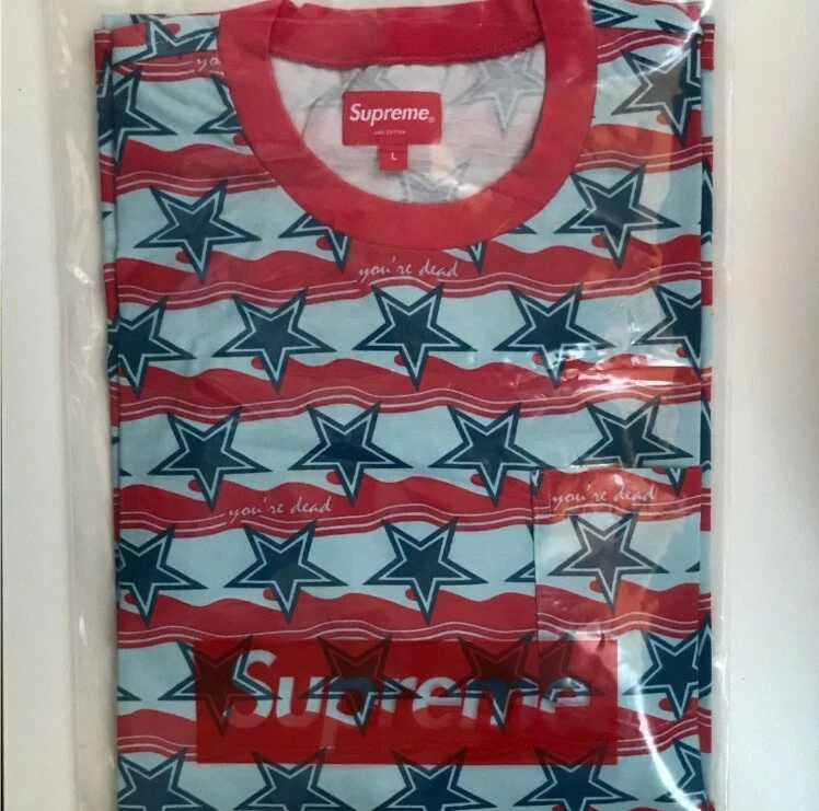 T shirt SS16 Supreme You’re Dead Top taille L grand rouge foncé neuf dans dust bag