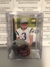 Stephen Gostkowski New England Patriots Mini Helmet Card Shadowbox Autograph