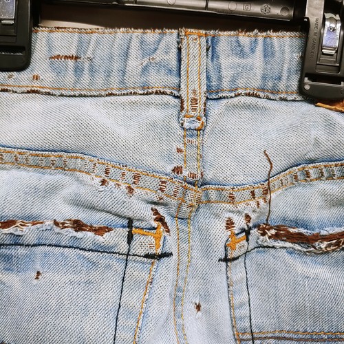 Place Loose Lot 018 Boys Size 8 Denim Blue Jeans - Picture 11 of 23