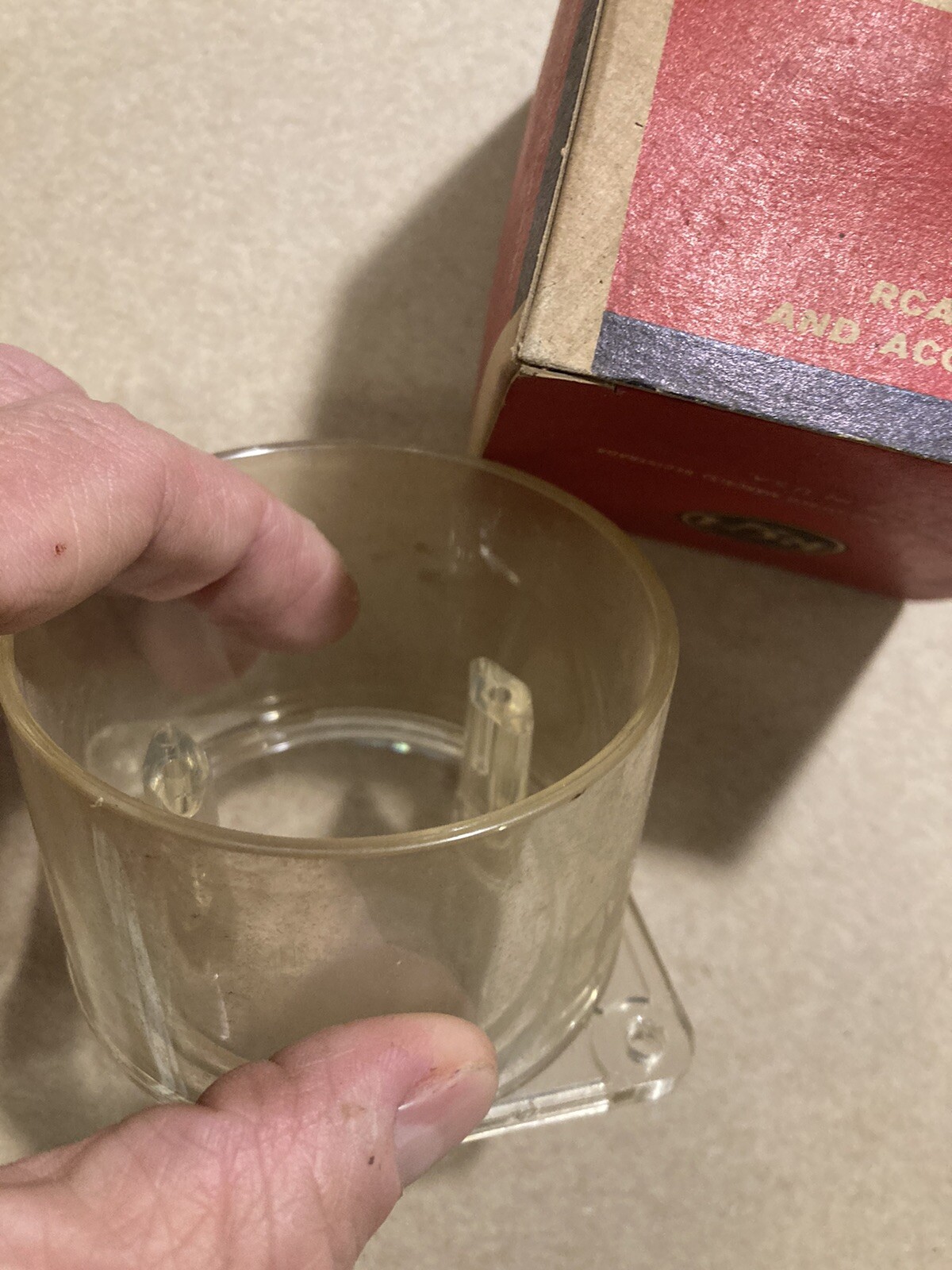 VINTAGE RCA TV 78215 Hi-voltage tube insulator for RCA CTC15 CHASSIS  TELEVSION