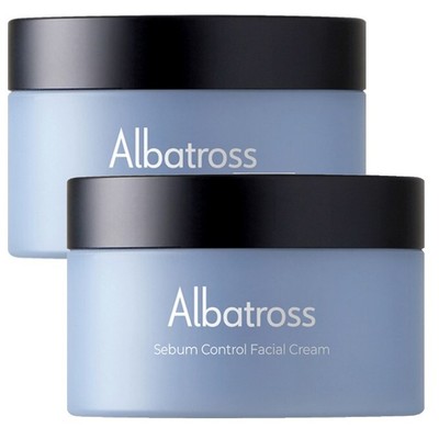 CHARMZONE Albatross Sebum Control Facial Cream 100ml (3.38oz) x 2pcs For Men K b