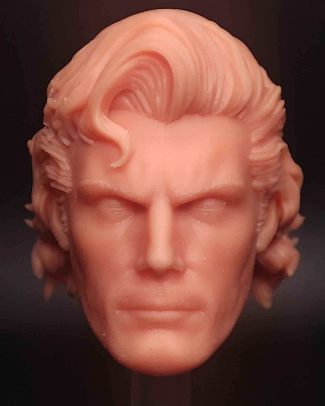 McFarlane Size Unpainted Christopher Reeve Head Sculpt Long Hair 1/12 ...