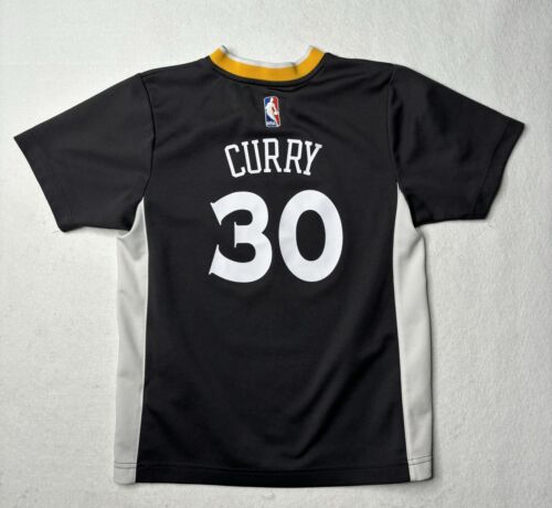 Adidas Steph Curry #30 GS Warriors Black Short Sleeve Jersey Youth Size Medium - Imagen 1 de 6