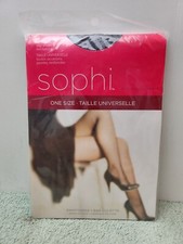 Vintage One Size Beige Sophi Panty Hose Day Sheer Reinforced Toe New in Package