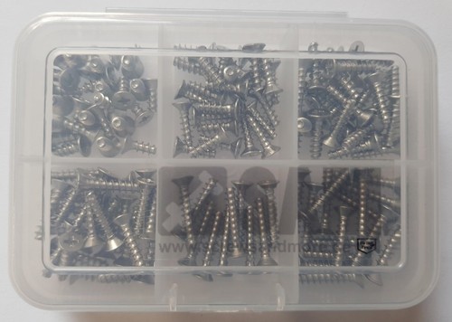 Schrauben für Kunststoffe TORX/KREUZSCHLITZ Linsen-/Senkkopf Set EDELSTAHL A2 - Bild 10 von 16