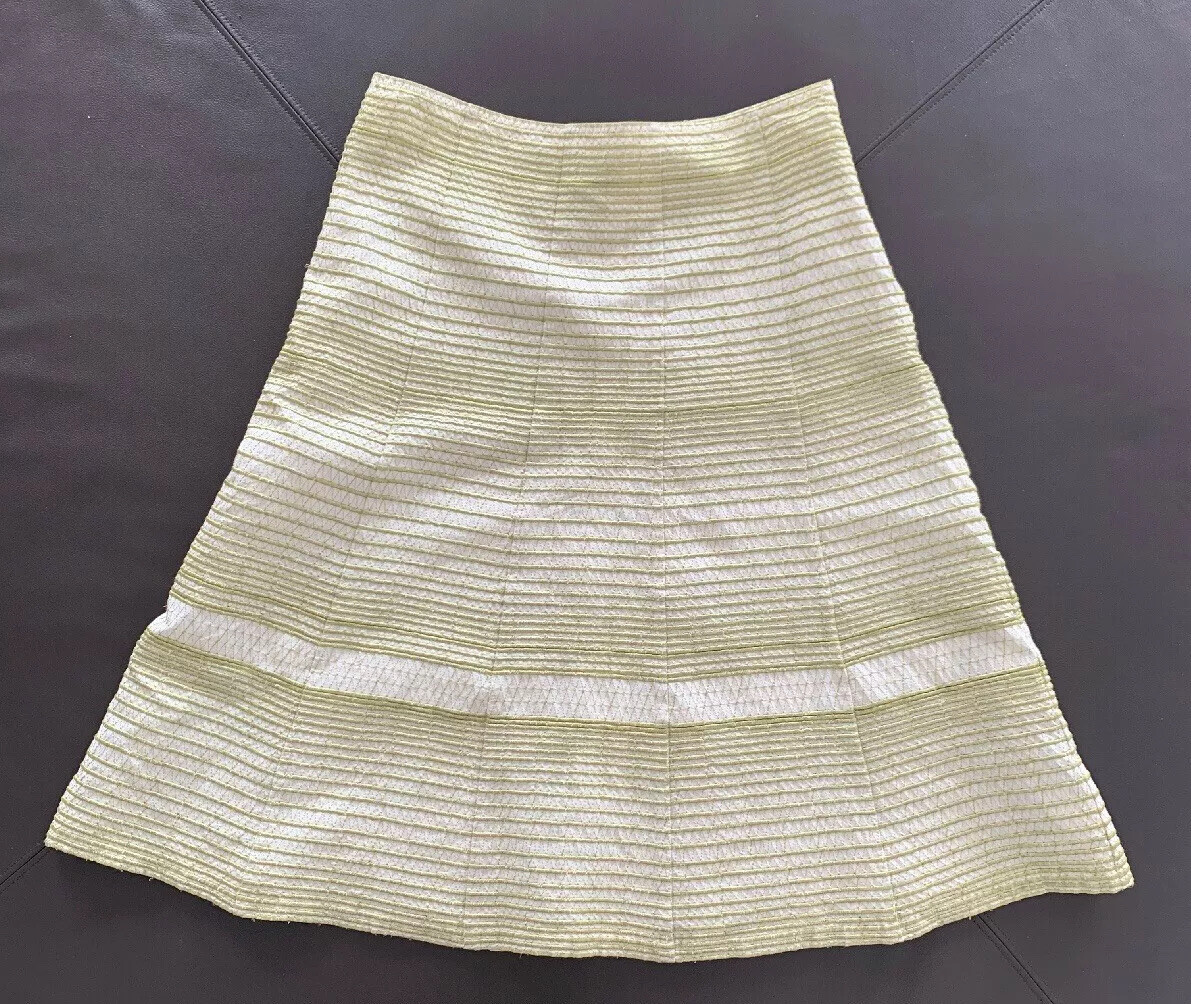 Club Monaco A Line Skirt Size Club Monaco Size White Textured A