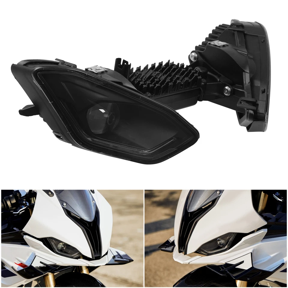LED Headlight HeadLamp Fairing Stay Bracket Trim Panel Fit For BMW S1000RR 19-25 - Image 4 of 4