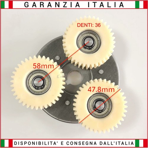 Ingranaggi Motore Satelliti Completi di Piattello 350 / 500W Bici Elettrica  | eBay