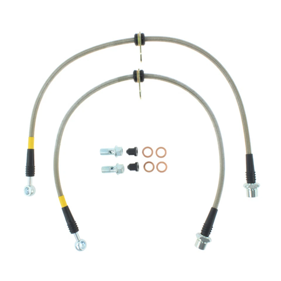 Líneas de freno delanteras de acero StopTech para Pontiac Vibe Scion tC Toyota Corolla Matrix Foto 4 de 4