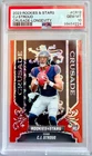 2023 Panini Rookies & Stars - Crusade C.J. Stroud #CR-12 Red Prizm RC PSA 10