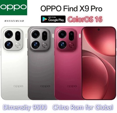 OPPO Find X9 Pro 5G Smartphone, 6,78'' LTPO 200MP Dimensity 9500 7500mAh NFC 80W