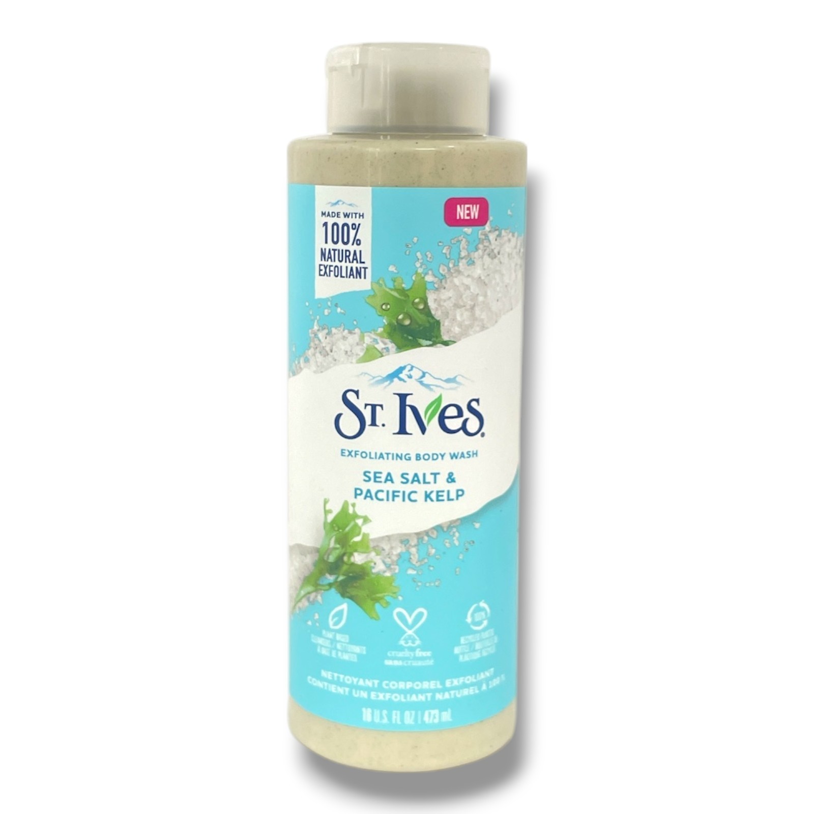 St. Ives Exfoliating Body Wash Sea Salt & Pacific Kelp 16fl.