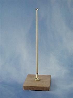 Radio Active Vertical Flagstaff Complete (Messing And Wood)(Pk2)