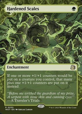 MTG Hardened Scales 55 Rare Wilds of Eldraine Enchanting Tales