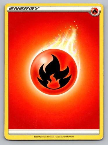 Fire Energy Common SWSH01: Sword & Shield Base Set Pokemon Lightly Played