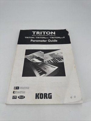 KORG TRITON Workstation Synth Sampler Original Parameter Guide Manual 259 pg