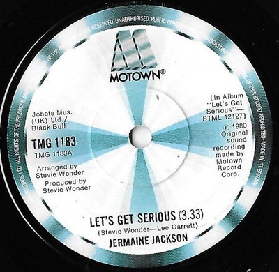 Let's Get Serious / Je Vous Aime Beaucoup (I Love You) / Jermaine Jackson VG+
