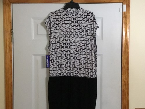 Peter Nygard schwarz & weiß Blouson Overall Gr. Large Hosenanzug Outfit neu 109 $ - Bild 5 von 5