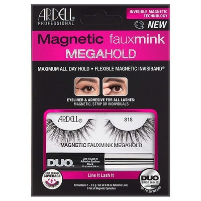 Ardell Magnetic Eyelashes Fauxmink Lashes & MegaHold Magnetic Liquid Eyeliner